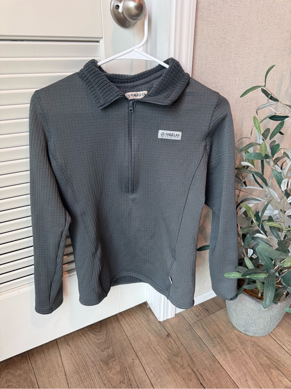 Magellan Outdoors Waffle Quarter-Zip Pullover